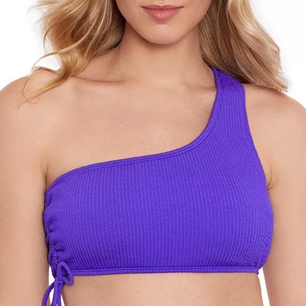 NWT
Salt + Cove
Juniors' One-Shoulder Side-Cinch Bikini Top XL